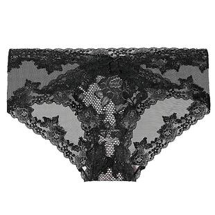 夏娃的诱惑娜塔莉蕾丝女士内裤女夏季薄款透气低腰平角裤女纯棉裆