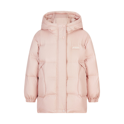 雪中飞儿童羽绒服女童中长款加厚