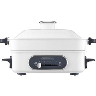 摩飞多功能料理锅电煮火锅MR9088自营蒸烤涮一体电炒锅电热锅蒸锅