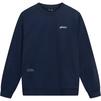 李宁简约松弛感情侣无帽卫衣