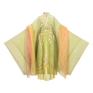 花朝记｜立春｜汉服混搭对襟大袖衫交领大袖襦细褶裙围裳春夏女装