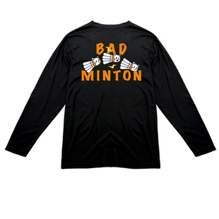 春秋新款韩版羽毛球服文化衫长袖T恤男女队服印字速干上衣训练服