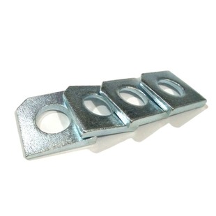 镀锌方斜垫片GB853槽钢用方斜垫圈 斜垫M6 8 10-20碳钢不锈钢国标