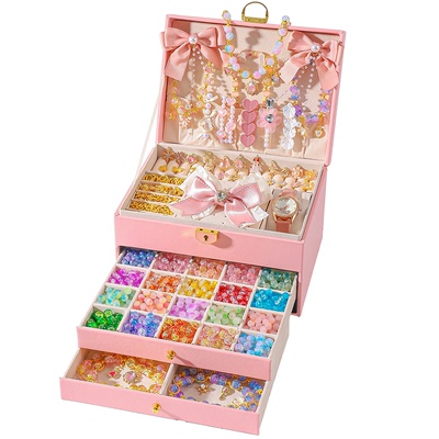 公主串珠礼盒儿童高端礼物