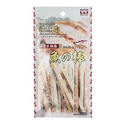 华园三文鱼烧豚鱼鳕鱼棒条零食