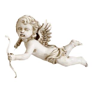 复古做旧悬挂树脂爱神丘比特小天使挂件摆件花园庭院装饰品现货