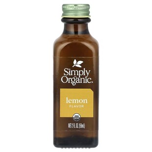 现货美国Simply Organic Lemon Flavor食用柠檬精香精油烘焙原料
