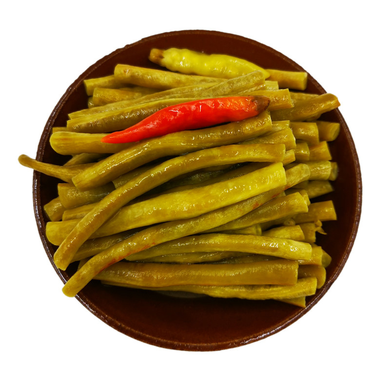 爽口四川泡菜老坛子酸豆角