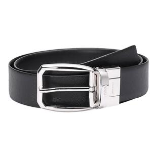 ZEGNA杰尼亚 男士可裁剪双面旋转皮带3.5cm LHROM B007PZ