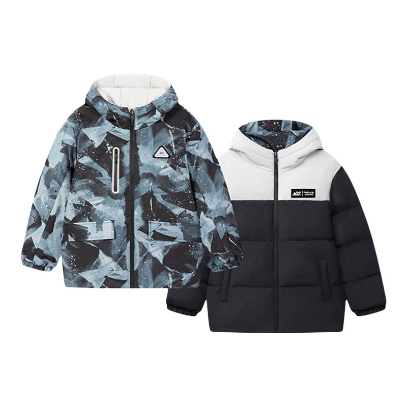 361度商场同款两面穿羽绒服