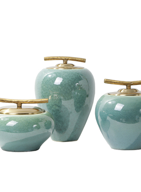 新中式美学禅意陶罐储物罐摆件