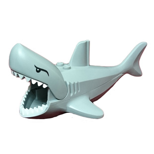乐高 lego 凶残大白鲨 巨型鲨鱼 绝版超稀有动物 城市人仔 62605