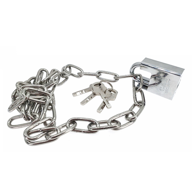 自行车锁密码锁304不锈钢链条锁防剪防盗车锁大门锁链子锁加粗