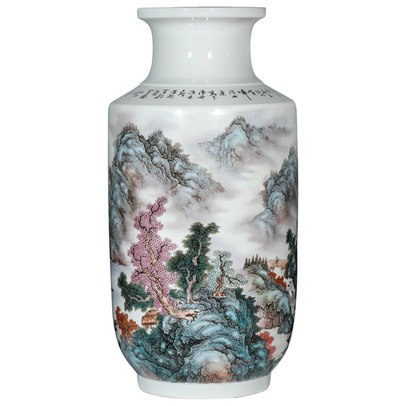 景德镇陶瓷落地大花瓶开业庆典