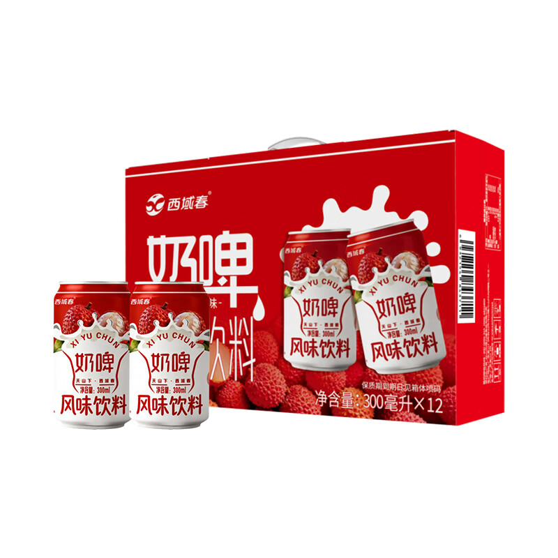 新疆特产西域春牛奶啤整箱