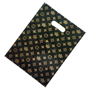 包邮 加厚时尚外贸服装店塑料袋子/手提购物袋包装胶袋批发大小号