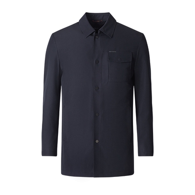 【杉杉官方】翻领风衣男士外套