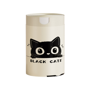 抽绳式垃圾袋家用加厚手提式卡通印花免撕大号香氛厨房大卷塑料袋