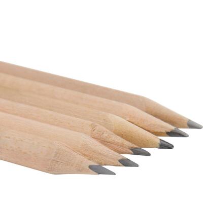 larkpad原木2b铅笔六角形写字笔