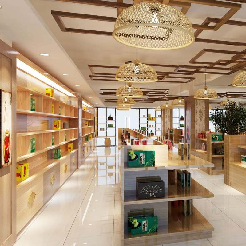 工厂定制陈列柜 多功能木质展柜喷漆柜产品展示柜 样品柜台中岛台