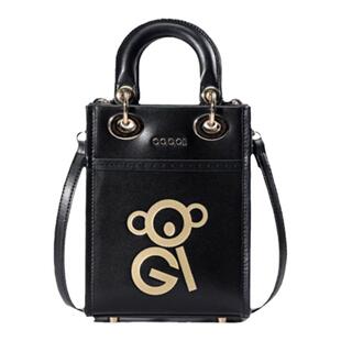 COOGI库奇轻奢包包女士新款时尚单肩手提包印花真皮高级感斜挎包