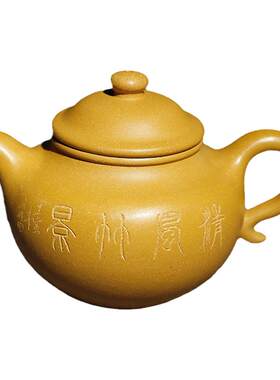 茶壶段泥莲子秦权紫砂壶