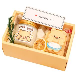 《吐司小熊》可爱香薰蜡烛礼盒创意礼物生日送朋友闺蜜女生伴手礼