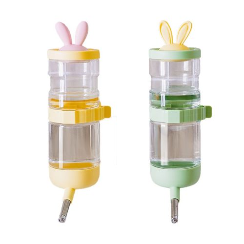 狗狗喝水器挂式不湿嘴滚珠饮水兔子悬挂式水壶比熊小狗喂水器笼子