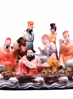 八仙过海神像摆件吕祖吕洞宾佛像