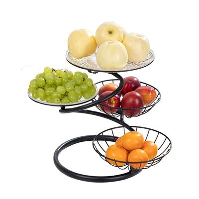 欧式多层水果盘干果盘轻奢风