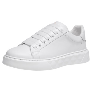 意大利诺贝达男鞋男士休闲皮鞋男进口牛皮百搭青年小白鞋厚底板鞋