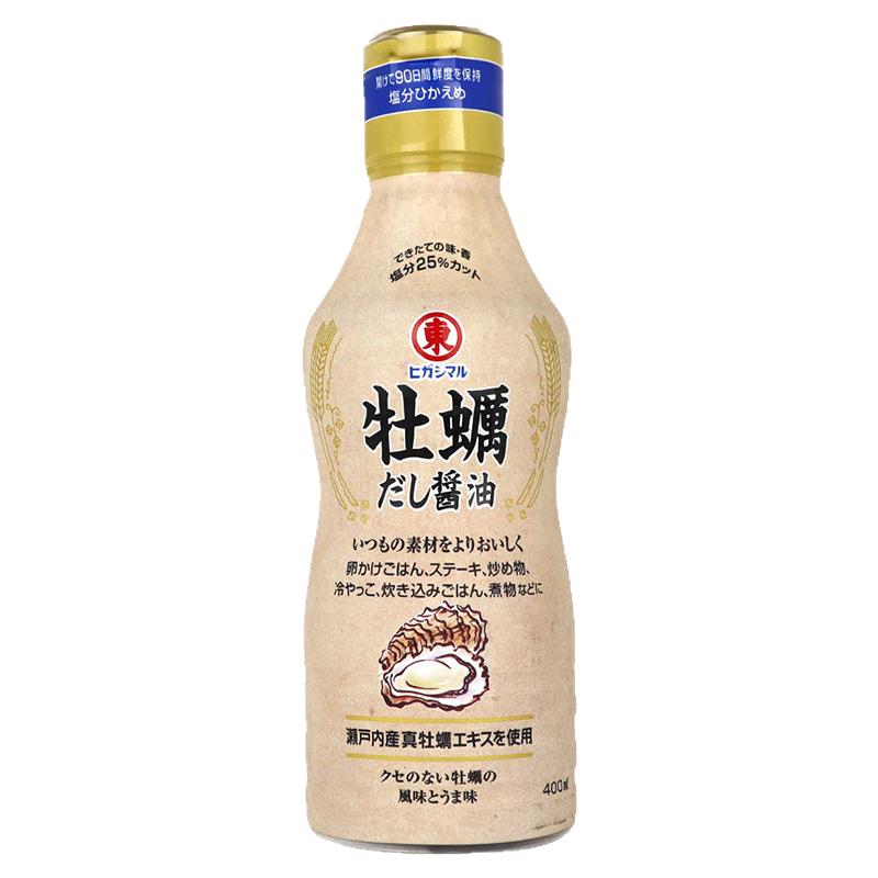 日本东丸牡蛎酱油400ml 瀨户内海减盐25% 日式炊饭拌面专用