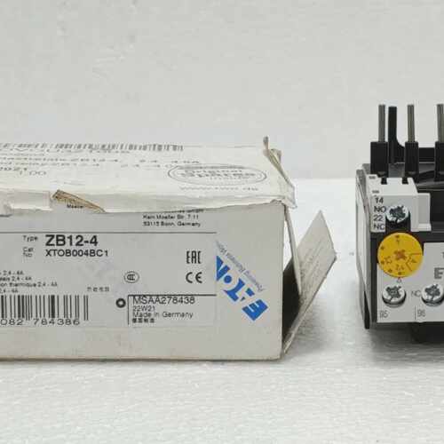 EATON MOELLER ZB12-4 XTOB004BC1 THERMAL OVERLOAD RELAY 2.4-4