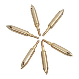 弓箭铜质鸣笛箭头三孔响箭头哨子头反曲弓复合弓户外箭支射箭配件