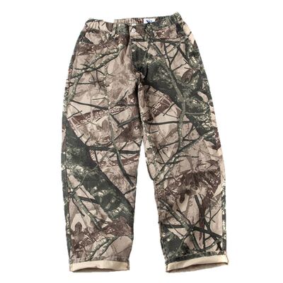 美式复古日系水洗阔腿裤男