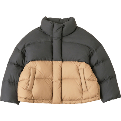 儿童羽绒服男童短款加厚拼色亲子装女童羽绒服2024冬季新款23263