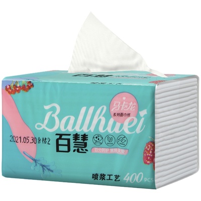 新疆包邮实惠装餐巾400张抽纸