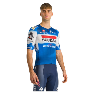 蝎子castelli男夏快步队版骑行服短袖透气口袋公路自行车4234300