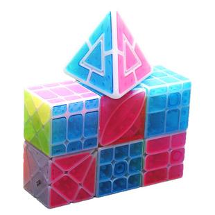 奇艺冰珀魔方三阶异形3阶二重奏移棱风火轮镜面枫叶变幻金钢玩具