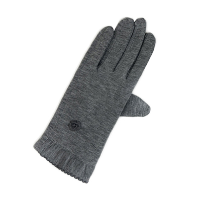 德绒手套女春秋单层弹力防风