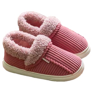 回力官方旗舰店棉拖鞋女士新款冬季防滑居家女款毛绒保暖加厚棉鞋