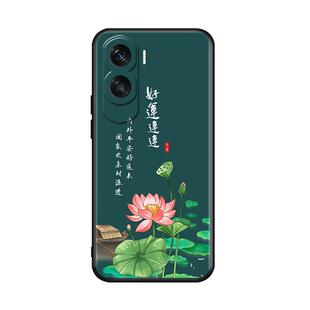 秋昊适用于华为荣耀x50i手机壳。x50i硅胶HONOR×50i保护套x50l简约化为荣誉X5oi文字钢化膜动漫防摔磨砂风景