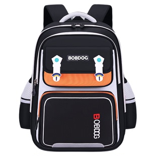 巴布豆小学生专用书包儿童超轻便减负大容量英伦风男女童双肩背包