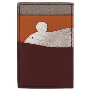 鳄鱼皮卡包手工缝线超薄信用卡夹女真皮驾驶证套卡包情侣生肖卡包