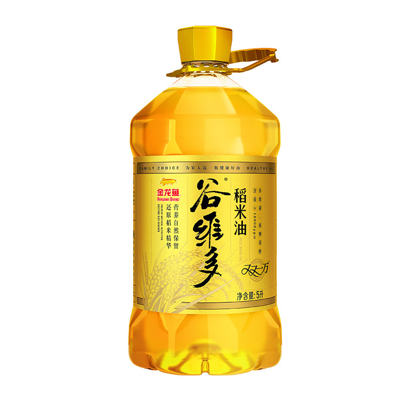 金龙鱼谷维多一万稻米油5L
