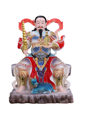 树脂仿瓷九天应元雷声普华天尊雷祖神像雷公雷神像体真身供奉摆件