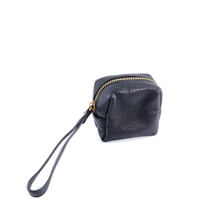 MissDeer定制简约头层牛皮精致小巧耳机口红充电器收纳卡包零钱包