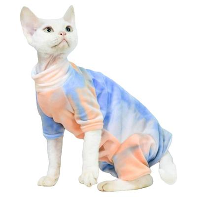 无毛猫四脚衣加绒保暖护肚防掉毛