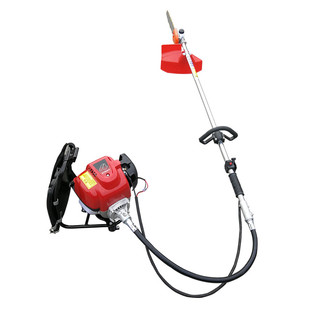 汽油高枝油锯背负式割草机本田款大马力进口链条伐木锯树适用锯子