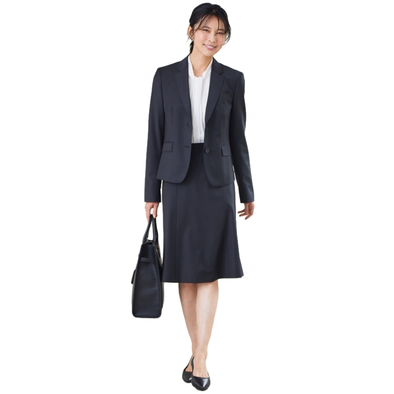 23区修身通勤双纽扣设计西装上衣外套女日本限定日系轻奢ONWARD